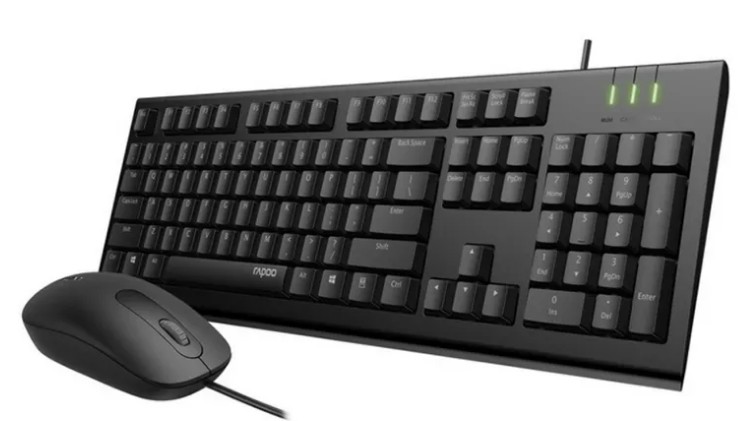 Rapoo 雷柏 X120PRO 有線光學 鍵盤滑鼠組